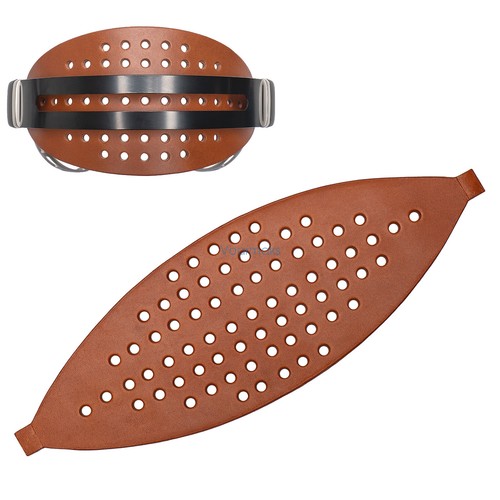 Wide genuine leather headband - wide,